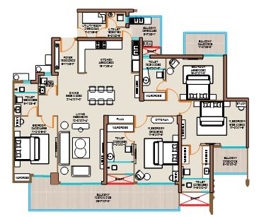 4 BHK 3195 Sq.ft